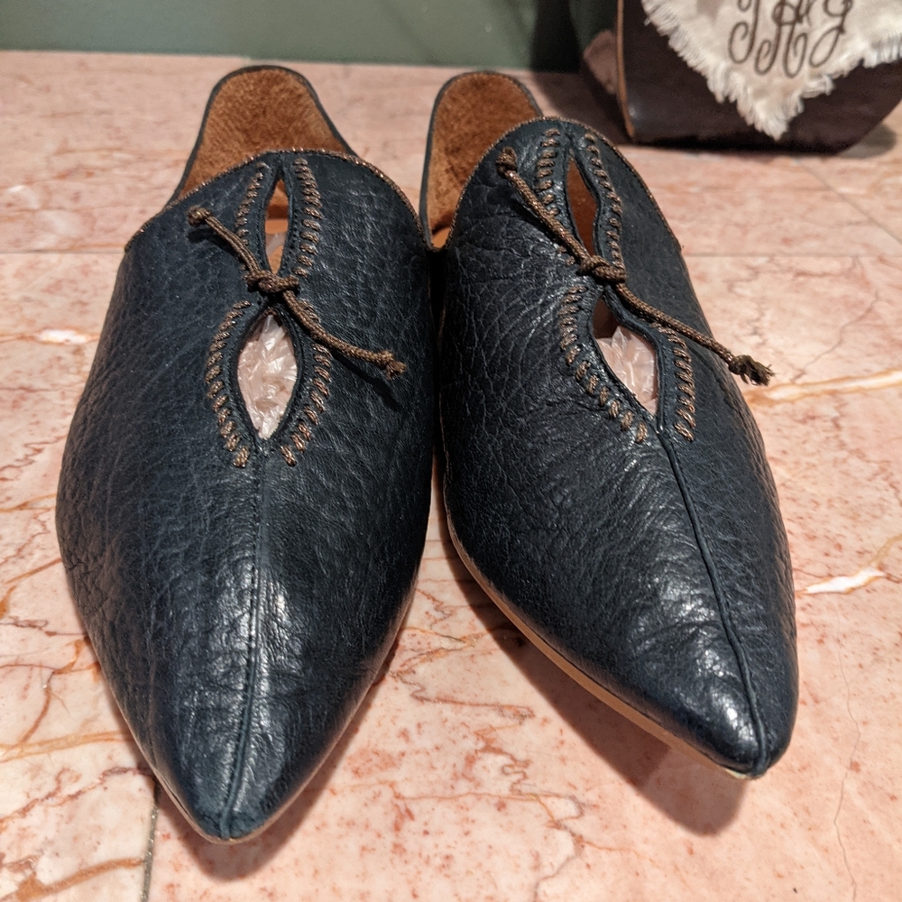Free People leather flats
